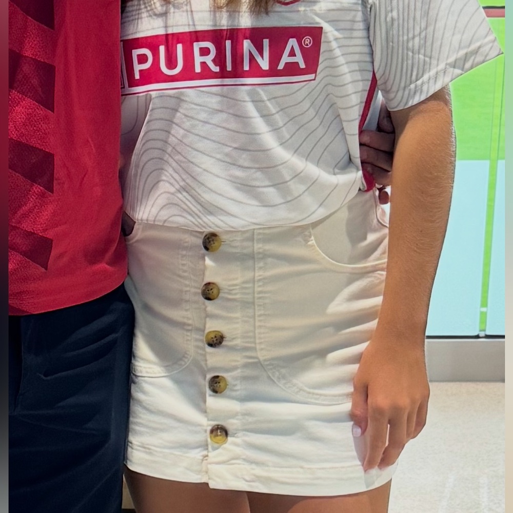 Button up skirt